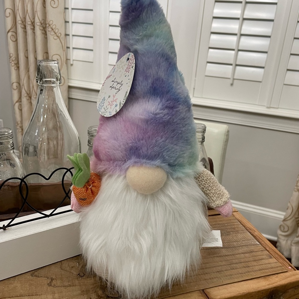 NWT Simply Spring PLUSH Easter Gnome